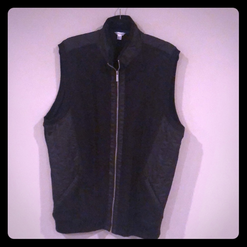 🇺🇸 Calvin Klein XL/TG Lightweight Black Vest - Picture 6 of 6